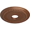 Ekena Millwork Classic Ceiling Medallion (Fits Canopies up to 12 3/4"), 18 5/8"OD 4"ID x 1 1/8"P, Polished Copper CM19CLPOS - alternate 2